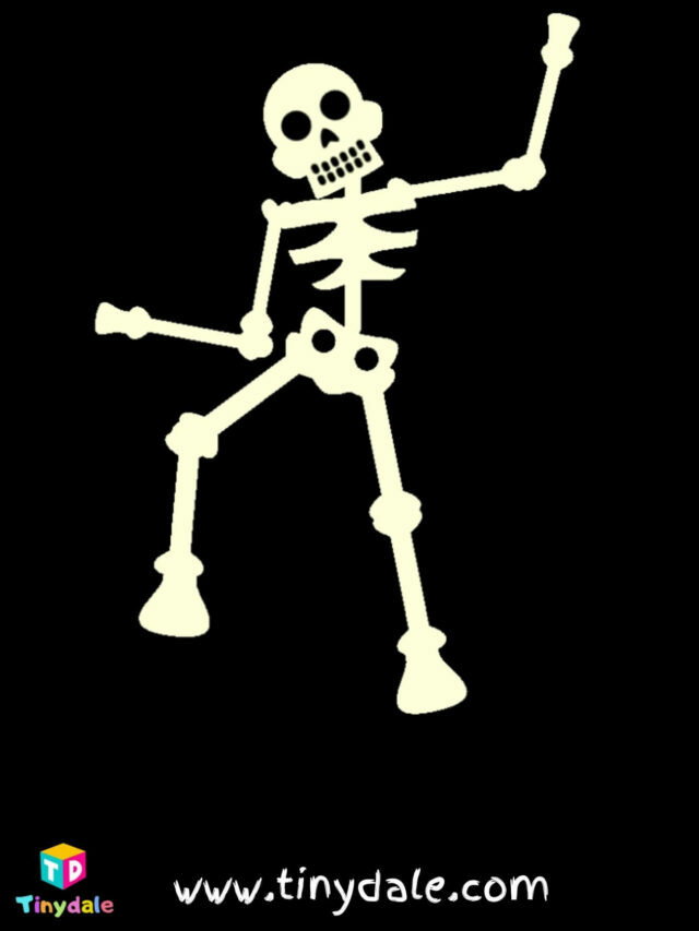 Skeleton Craft With q Tips – Free Printable