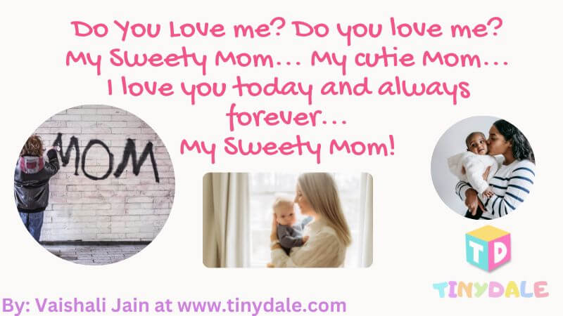 Do you love me Mothers Day Poem For Preschool