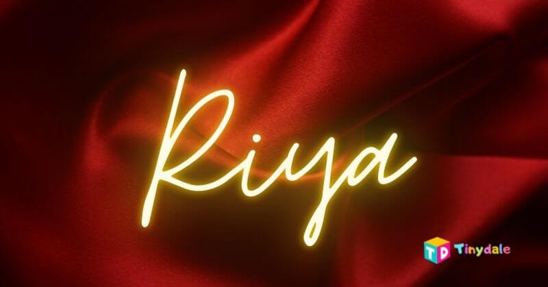 Riya meaning in english