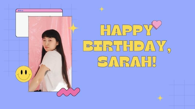 Happy birthday sarah