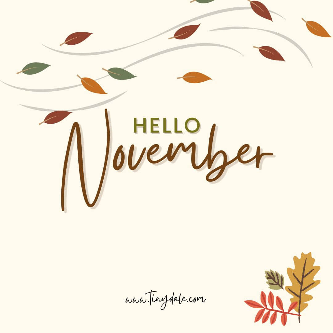 Hello November quotes