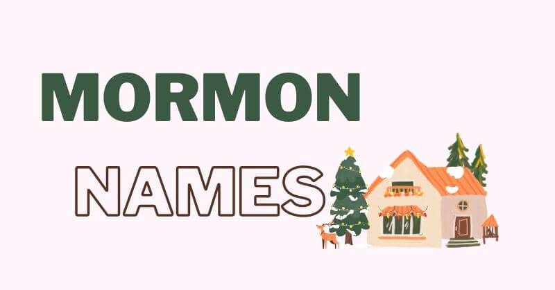 Mormon names