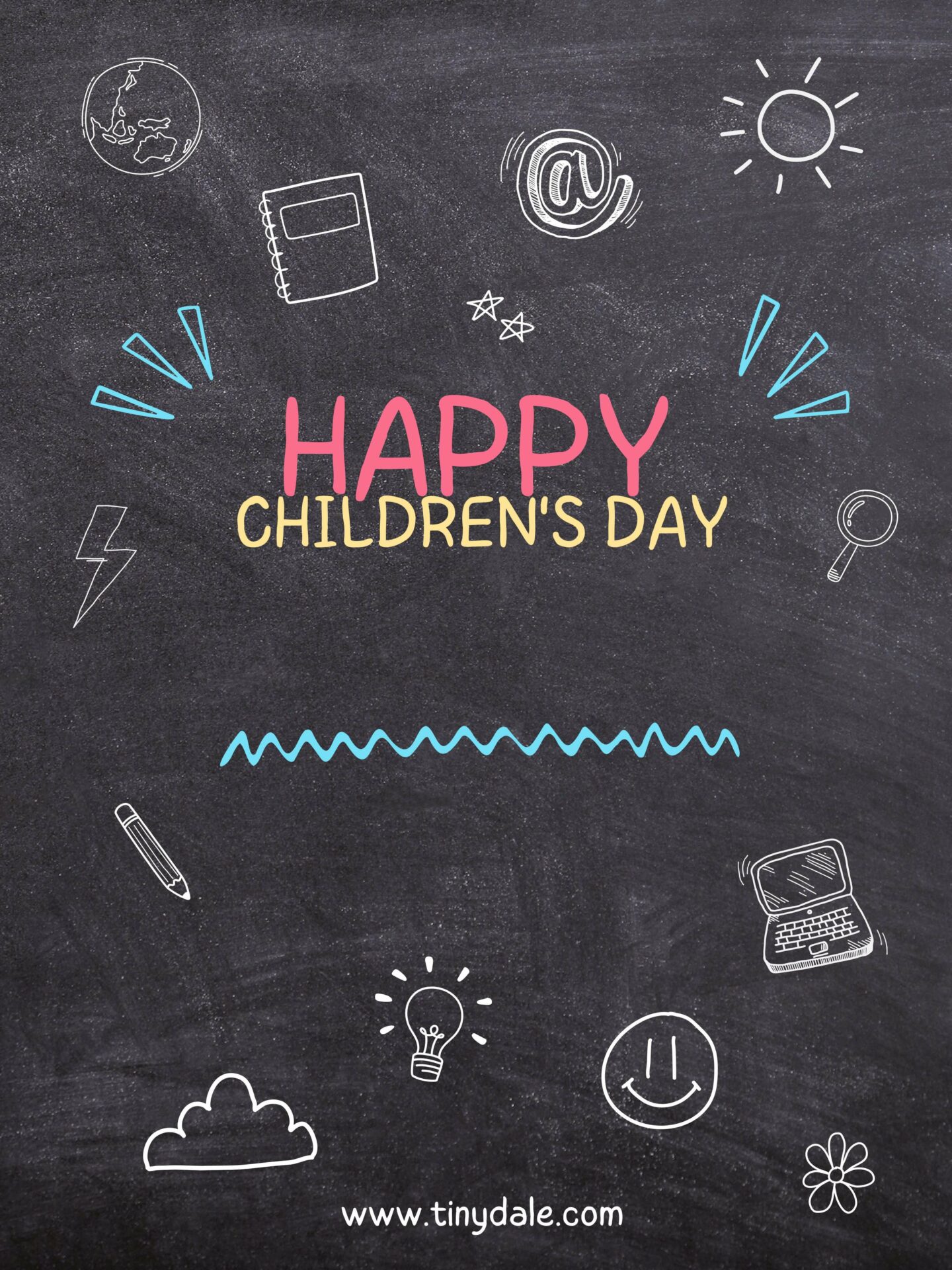 children's day poster in hindi