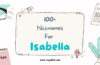 nicknames for Isabella