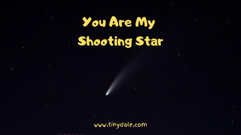 shooting star saying
