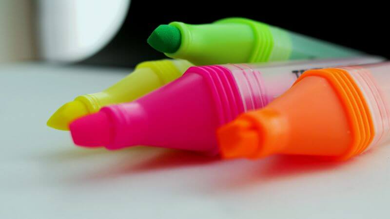 Highlighters School Supplies