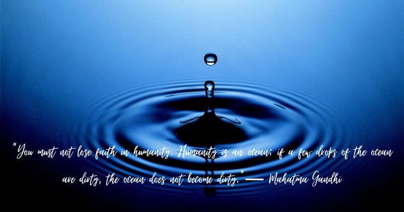 Water Quotes by mahatma Gandhi