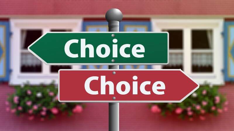 Decision or choice