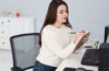 Girl doing research