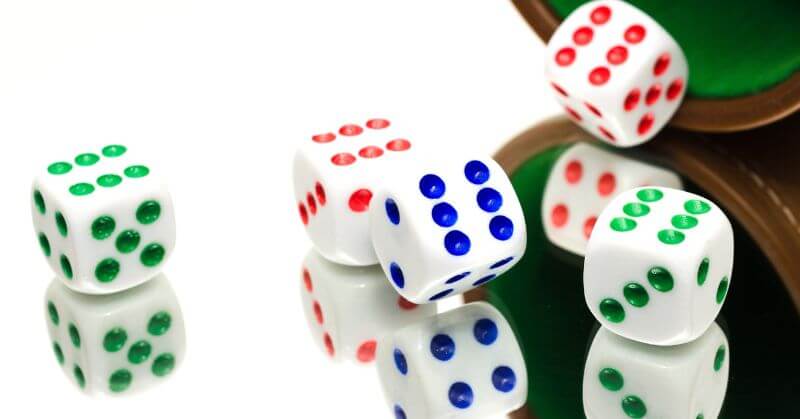 colorful dice