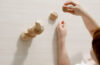 kids play stones