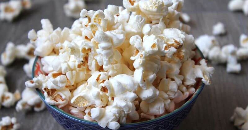 Popcorn in Bowl