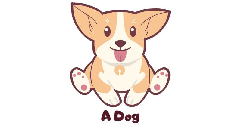 A dog