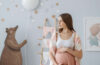 Pregnant women with theme
