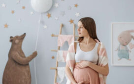 Pregnant women with theme