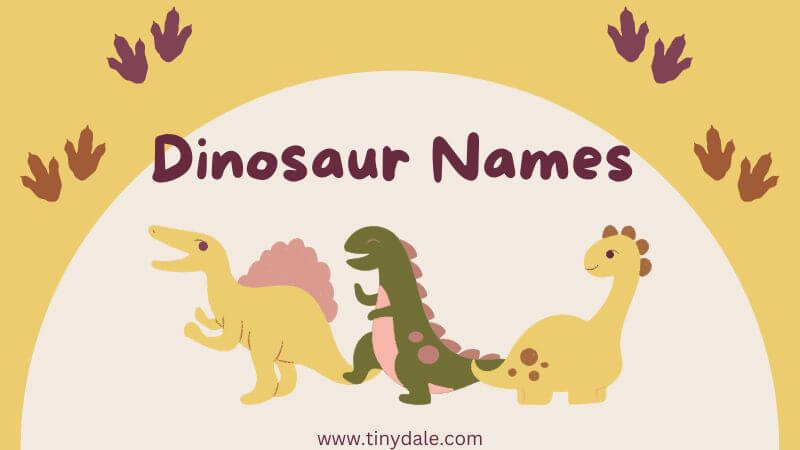 Dinosaur names