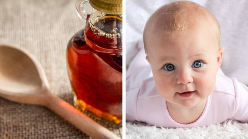 Maple syrup for babies