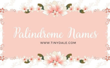 Palindrome Names