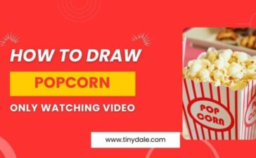 how to draw Popcorn