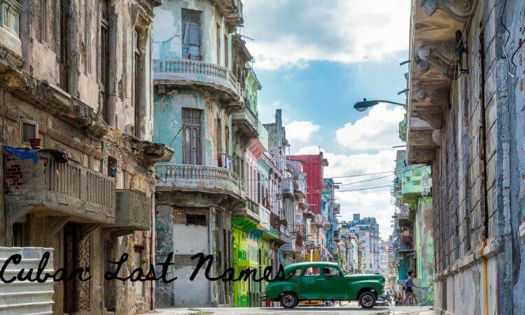 Cuban Last Names