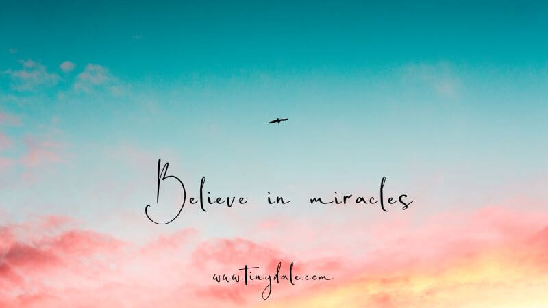 Believe in Miracles