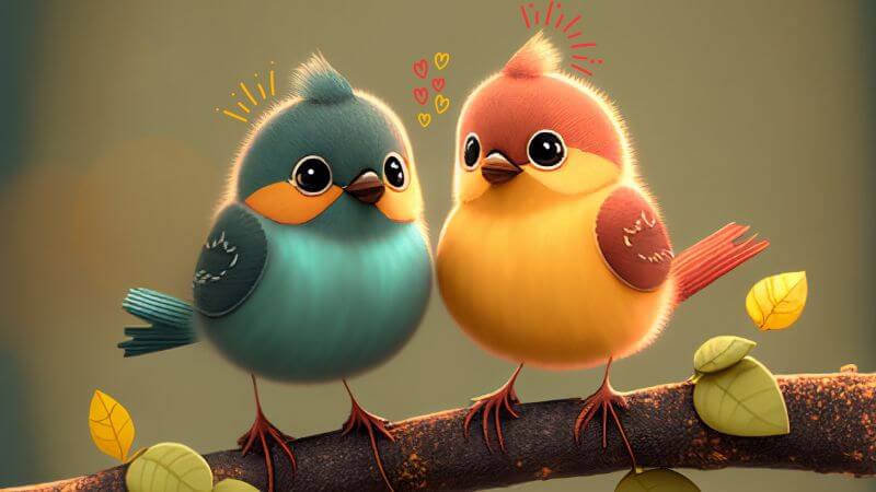 Cute birds