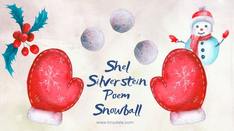 Shel Silverstein Poem Snowball