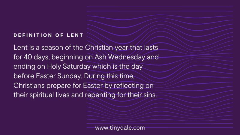 What is Lent 