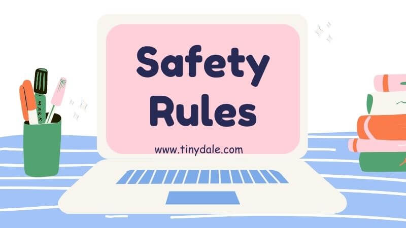 safety rules children should follow