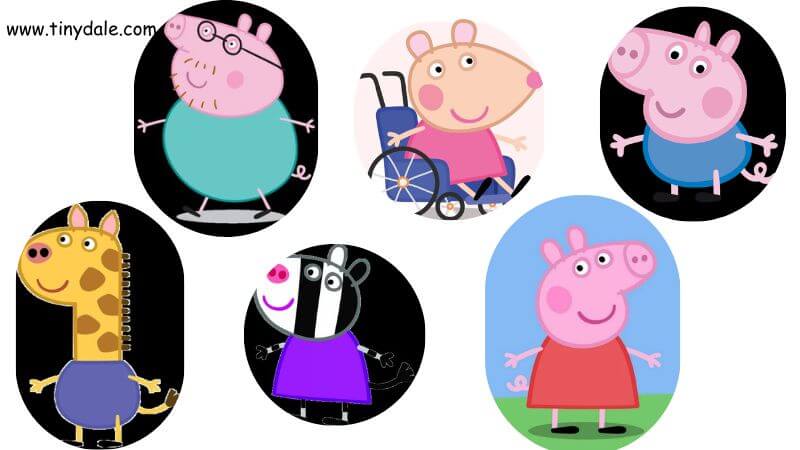 peppa pig characters