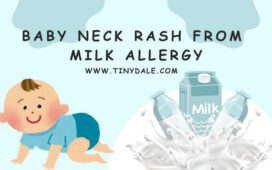 baby neck rash from milk