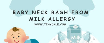 baby neck rash from milk