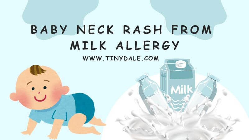 baby neck rash from milk
