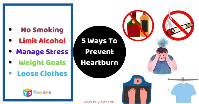 5 Ways To Prevent Heartburn