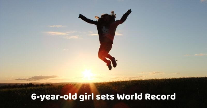 6-year-old girl sets World Record