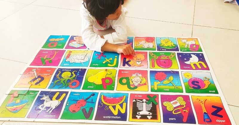 Learning With Alphabets puzzle