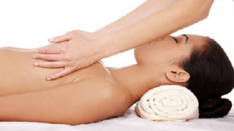 Sagging Breast Massage With Oil