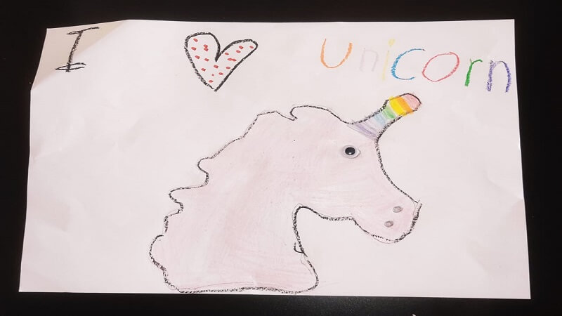 Drawing unicorn