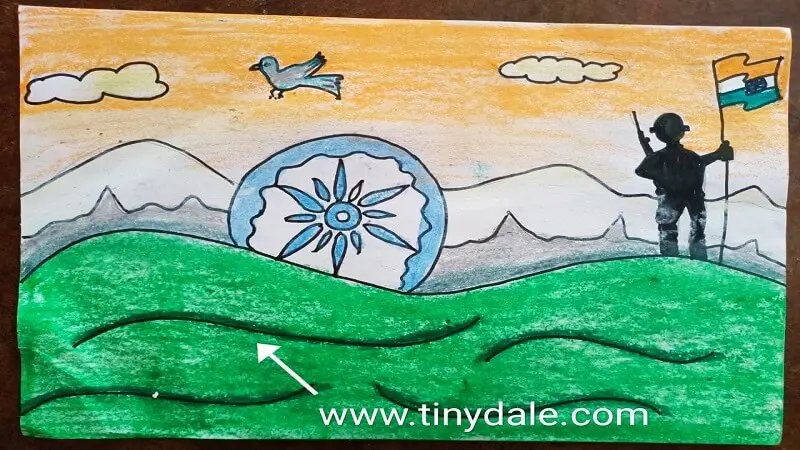 75th Independence Day Drawing  सवततरत दवस चतर  Har Ghar Tiranga  Drawing  YouTube