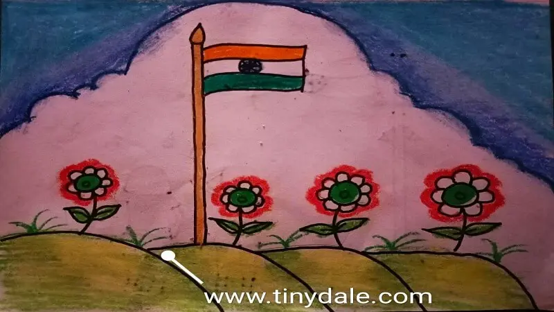 Independence Day/Republic Day Drawing - Easy Drawing Tutorial - YouTube-saigonsouth.com.vn