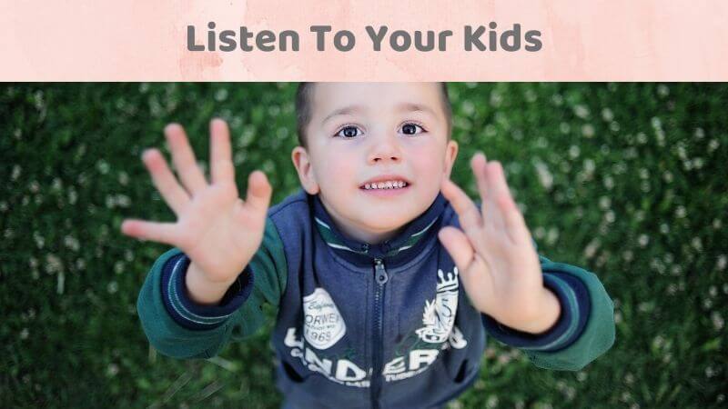 Listen to your child