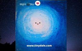 Night sky drawing easy tinydale