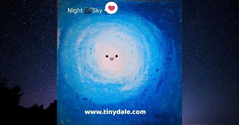 How to Draw a Night Sky - Step by Step Easy Drawing Guides - Drawing Howtos