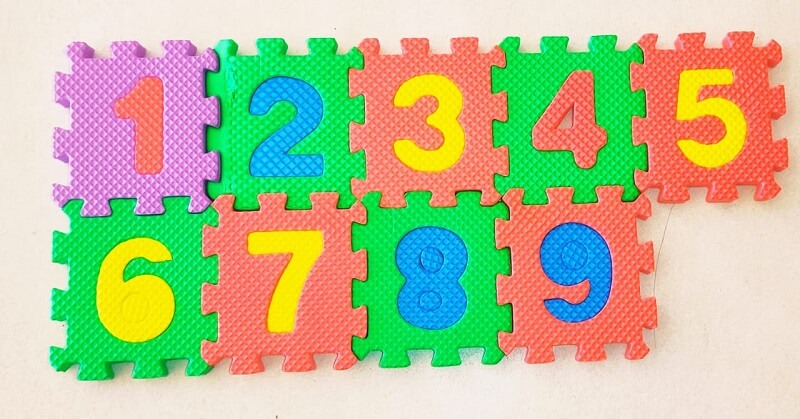 Number Foam Mat - toddlers - tinydale