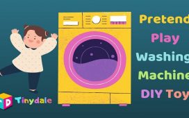 Pretend Play Washing Machine DIY Toy