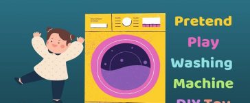 Pretend Play Washing Machine DIY Toy