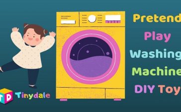 Pretend Play Washing Machine DIY Toy