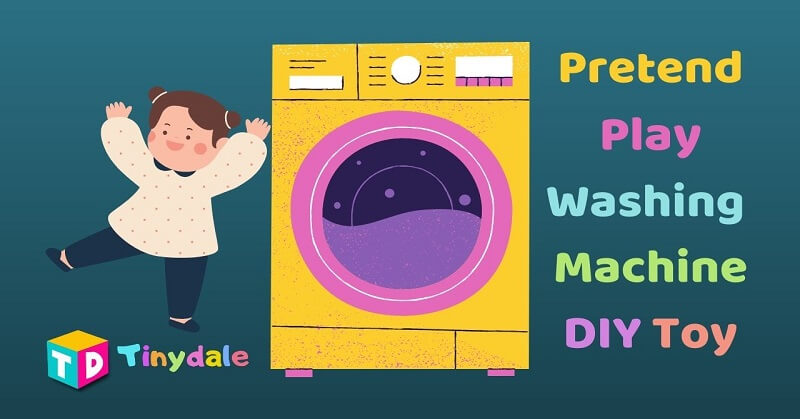 Pretend Play Washing Machine DIY Toy