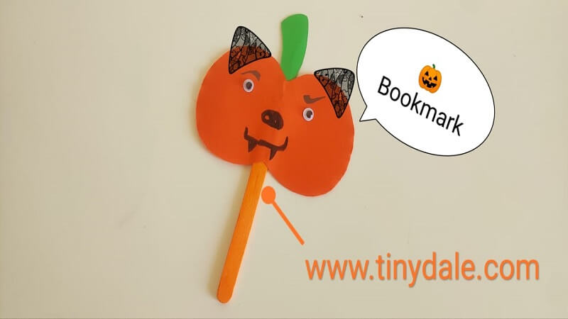 Pumpkin bookmark