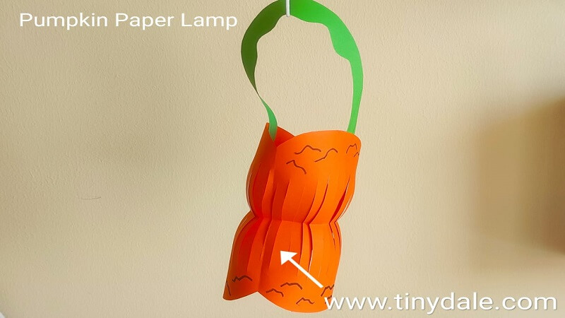 Pumpkin lantern - Pumpkin craft